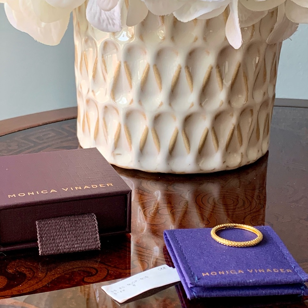 MONICA VINADER Heirloom Textured Ring